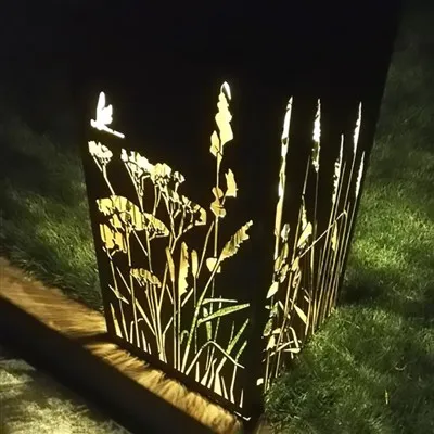 কর্টেন LED বোলার্ড লাইট